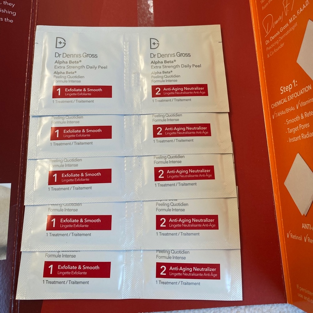 SOLD - 3/$15 or 5/$25 Dr.Dennis Gross Peel pad
